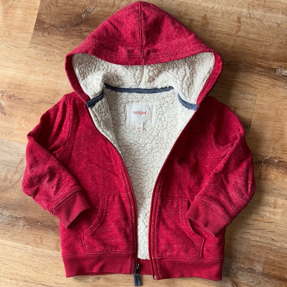 Cat & Jack Kids Sherpa Lined Hoodie